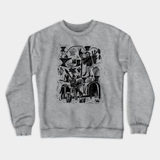 Sir Gawain and the Green Knight (Black Ink Version) Crewneck Sweatshirt